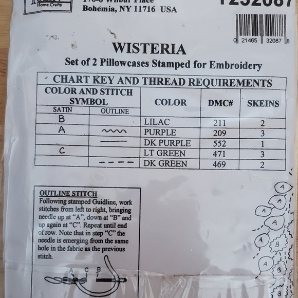 Tobin Home Crafts Wisteria Pillowcases - Picture 4 of 4